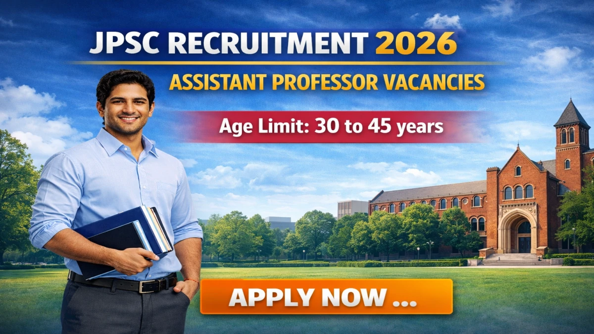 JPSC Assistant Professor Recruitment 2026 - Apply Online for 90 Posts - jobcareer.co.in